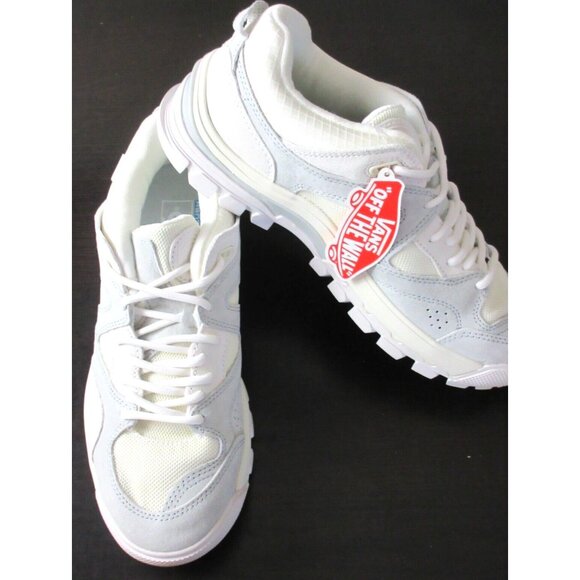 Vans Mens AMZN Trailhead Blanc De Blanc Marshmallow Suede Mesh Shoes Size 11 NIB - Picture 4 of 5